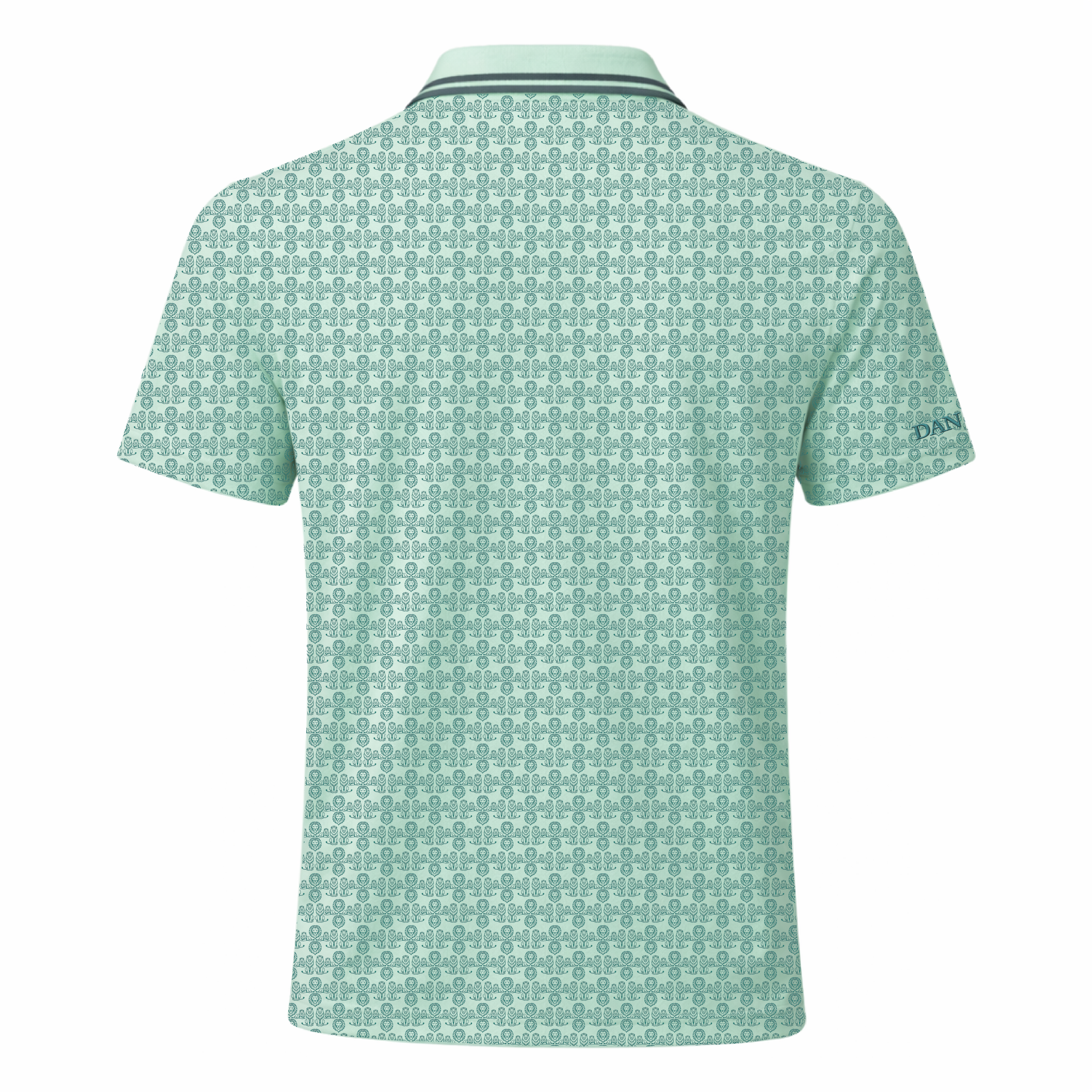 'Daniel in the Lion's Den' - Micropattern Polo
