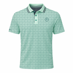 'Daniel in the Lion's Den' - Micropattern Polo