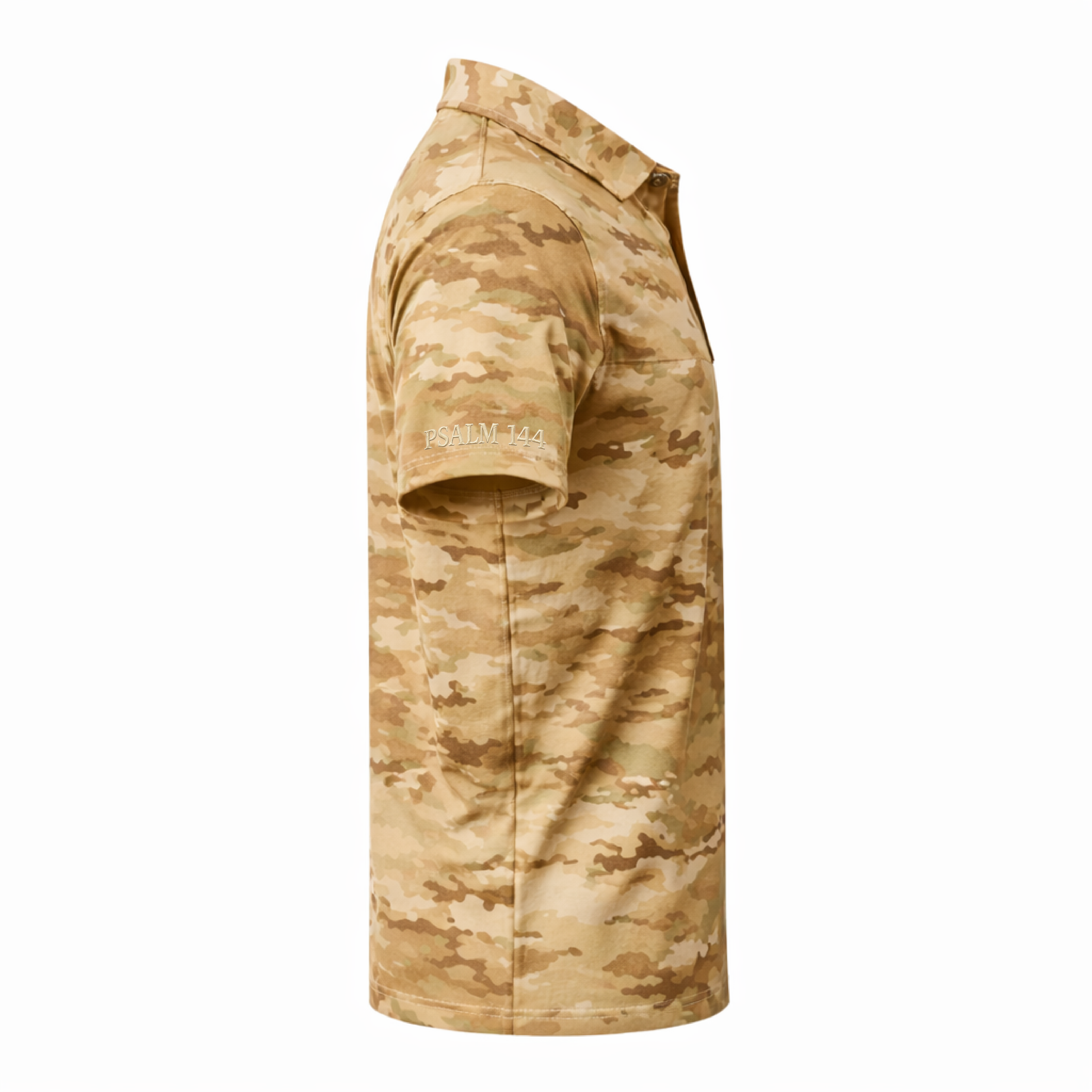 'Psalm 144' - Desert Camo Polo