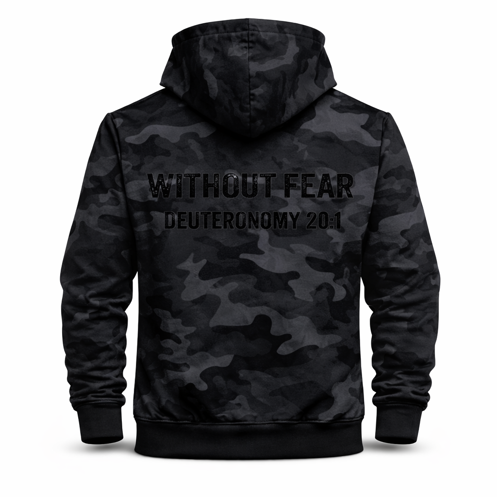 WAR FIGHTER - Blackout Camo Hoodie