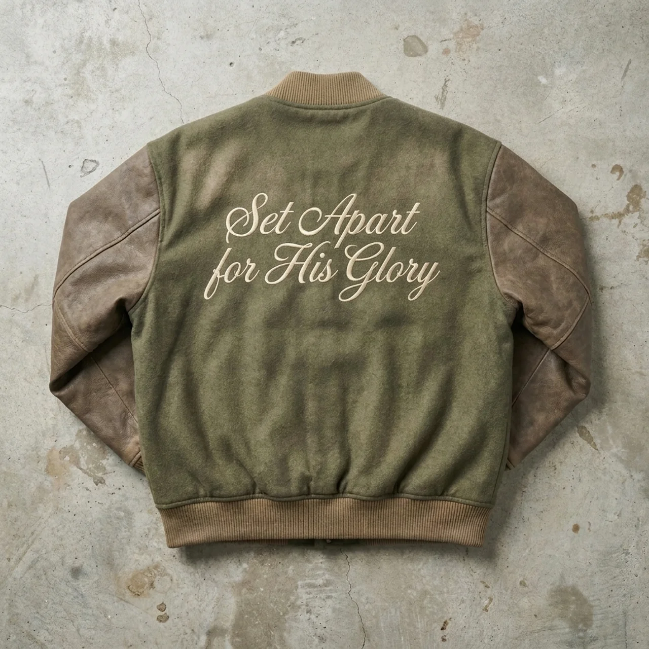 Consecrated Heritage – Embroidered Varsity Jacket