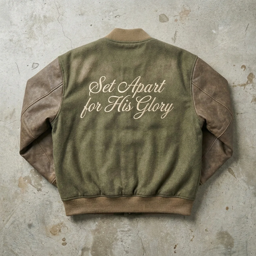 Consecrated Heritage – Embroidered Varsity Jacket