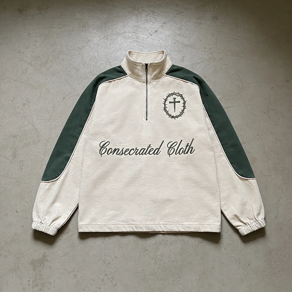 Holy Ground – Cross Crest Quarter Zip