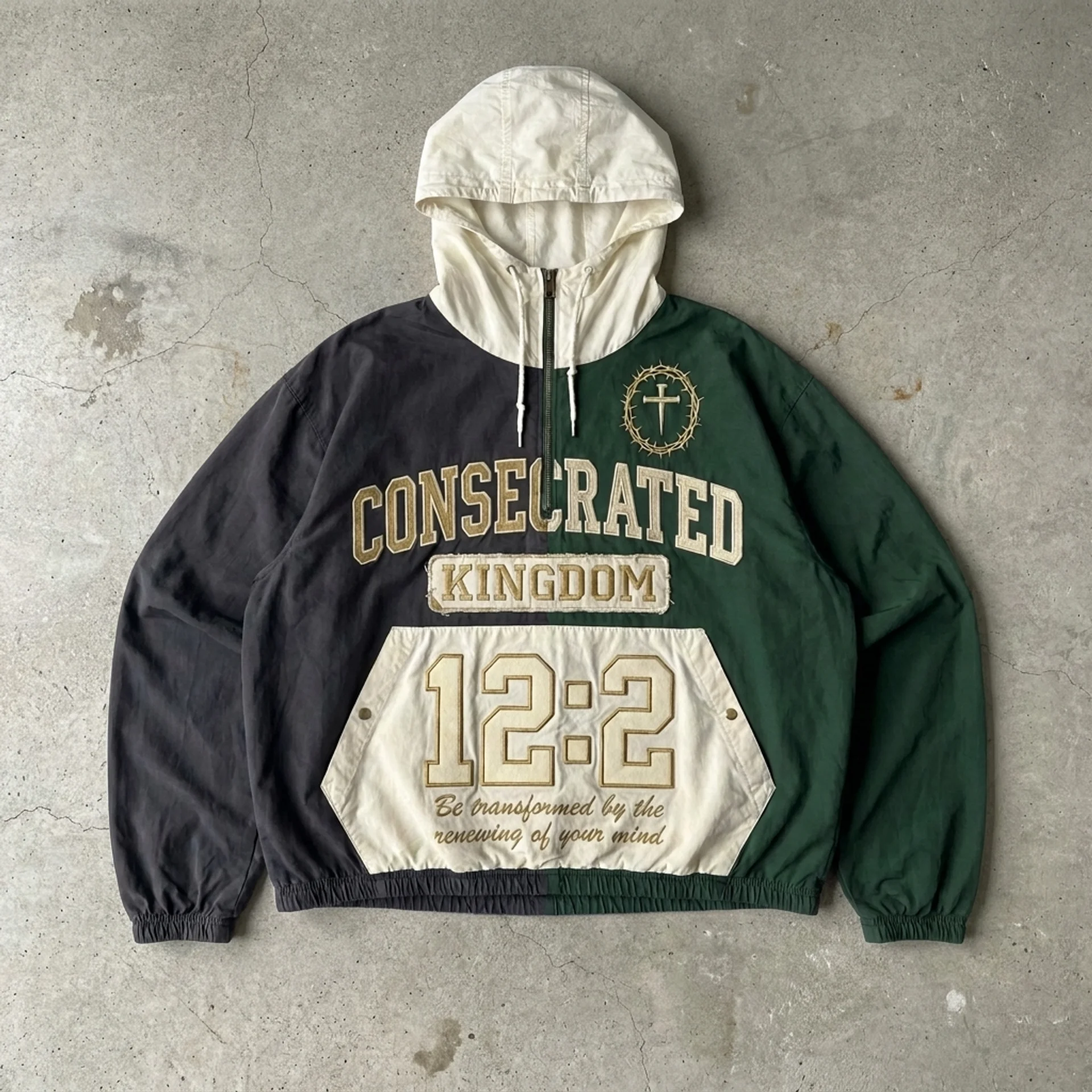 Set Apart – Embroidered Hooded Windbreaker