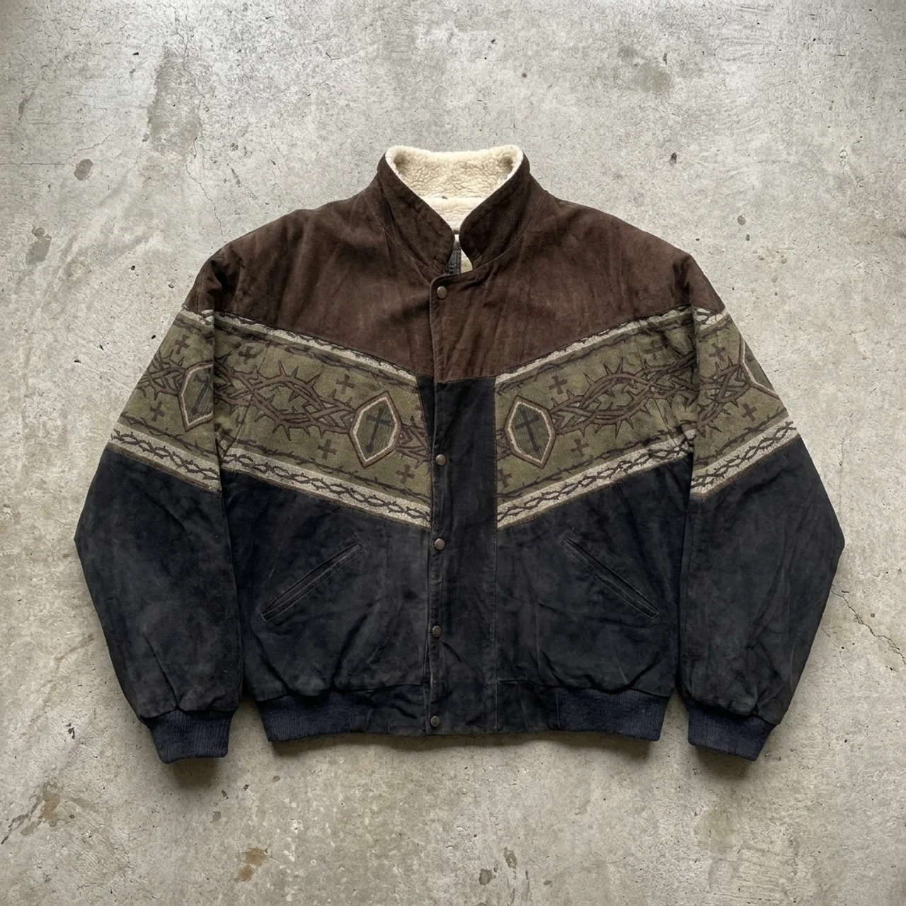 Crowned Victory – Statement Sherpa Jacket