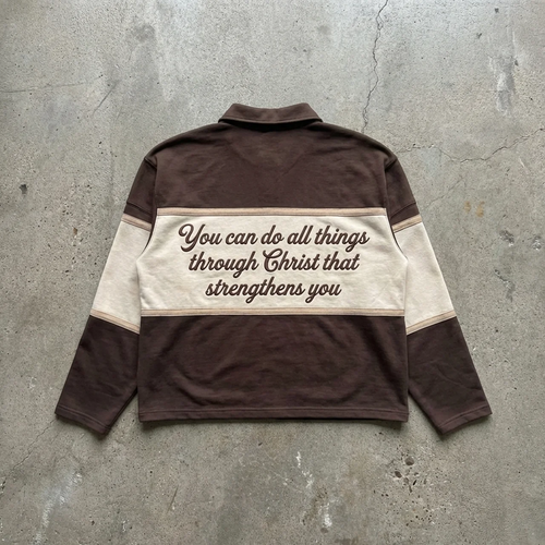 Strength Through Christ – Heavyweight Rugby Pullover